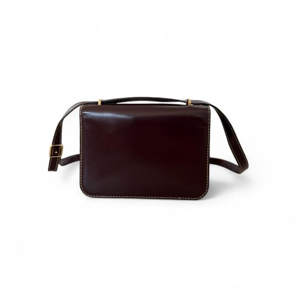 Tory Burch Eleanor Small Bag | Tempranillo Burgundy Leather Crossbody/Shoulder - Picture 5 of 7